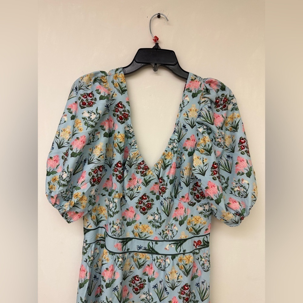 Sunday Up Floral Blue Maxi Dress Size L - Picture 3 of 8